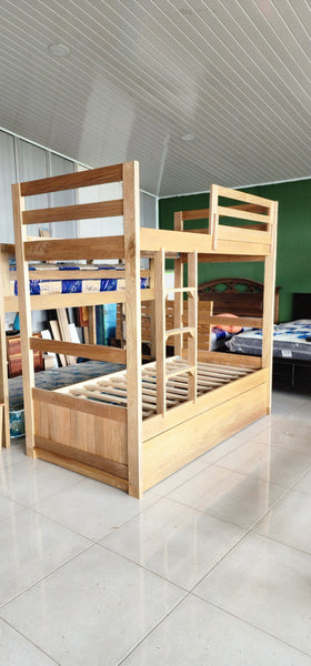Camarote twin twin con cama auxiliar madera roble litera