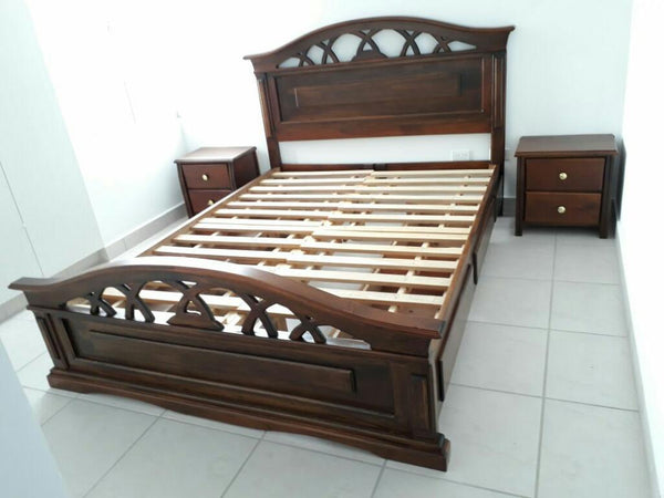 Cama X con gavetas auxiliares