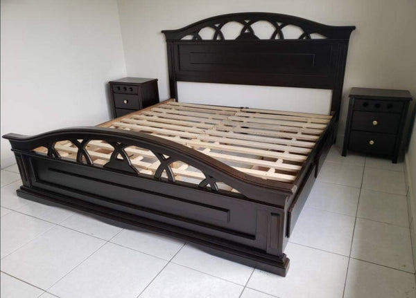 Cama X con gavetas auxiliares
