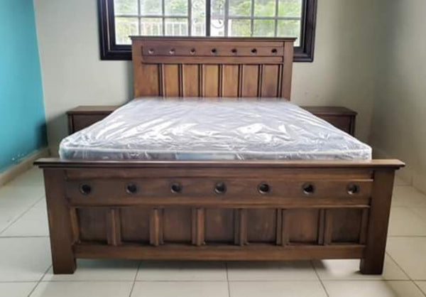Cama Sevilla 3/4 con dos gavetas auxiliares