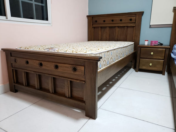 Cama Sevilla 3/4 con dos gavetas auxiliares