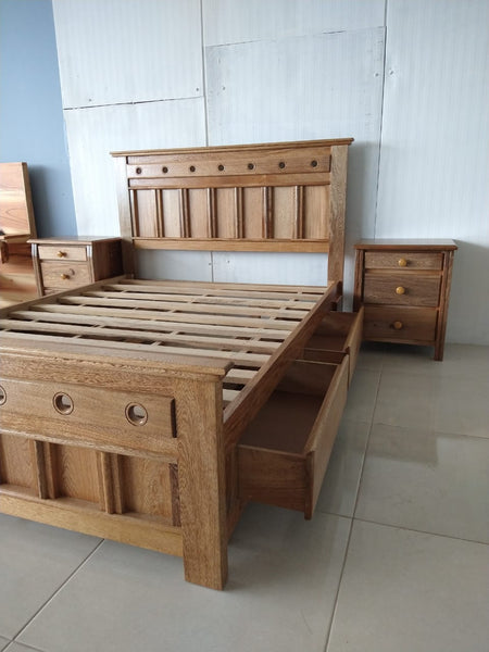 Cama Sevilla 3/4 con dos gavetas auxiliares