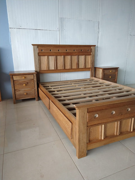 Cama Sevilla 3/4 con dos gavetas auxiliares