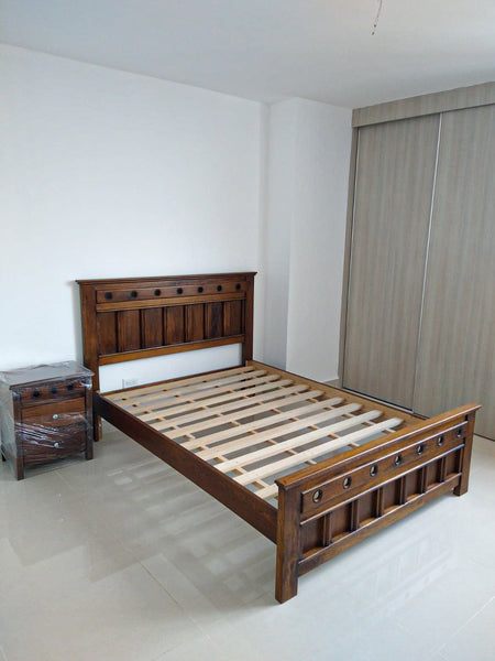 Cama Sevilla 3/4 con dos gavetas auxiliares